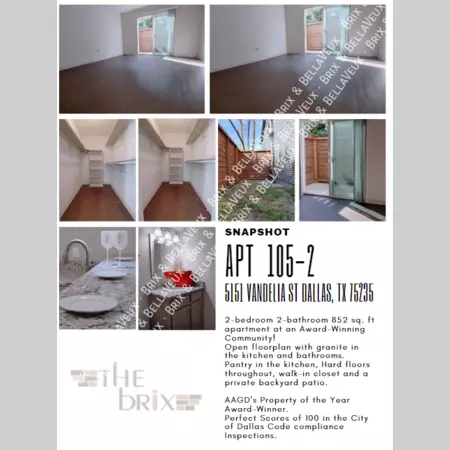 2 bedrooms apartment for rent in West Dallas - Sw Dallas, Dallas