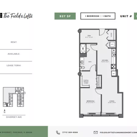 1 bedroom apartment for rent in Hermosa - Northwest Side, Chicago
