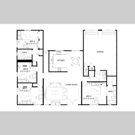 Coliving in North Austin Civic Association - North Austin, Austin