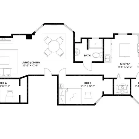 Coliving in Ukrainian Village - West Side, Chicago
