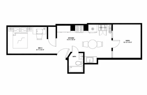 Studio Apartment for rent in Ridgewood - Queens, New York