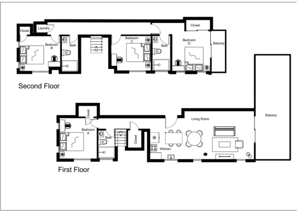 4 bedrooms apartment for rent in Hollywood - Central Los Angeles, Los Angeles