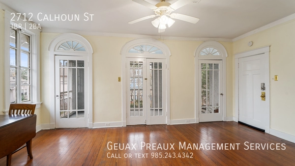 3 bedrooms apartment for rent in Freret - Central NOLA, New Orleans