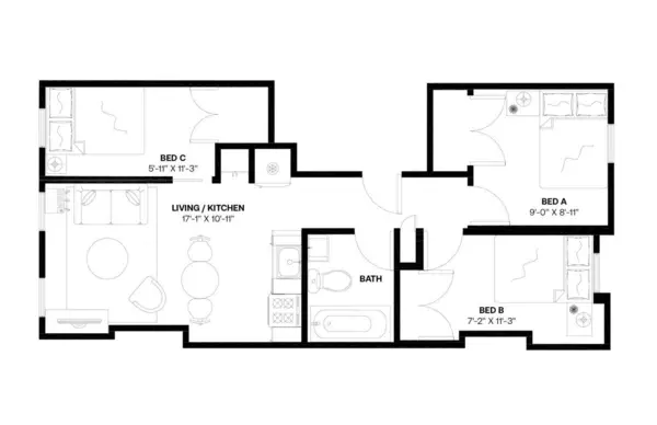 3 bedrooms apartment for rent in Upper East Side - Manhattan, New York