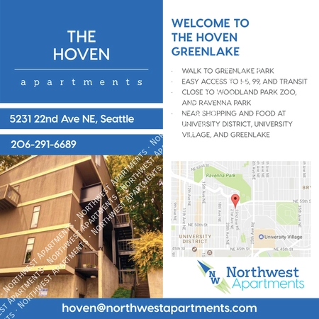 1 bedroom apartment for rent in University District - North Seattle, Seattle