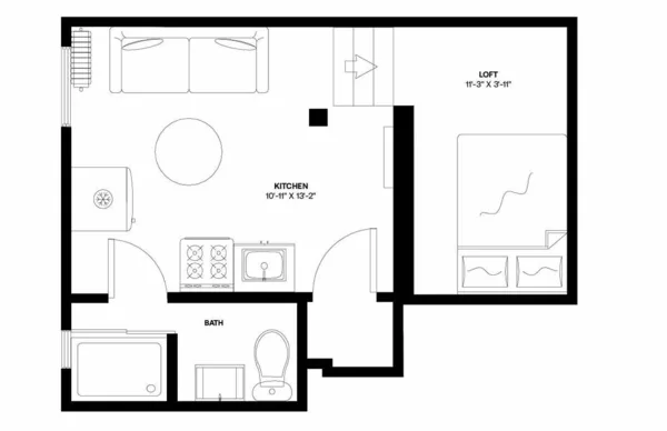 Studio Apartment for rent in Clinton Hill - Brooklyn, New York