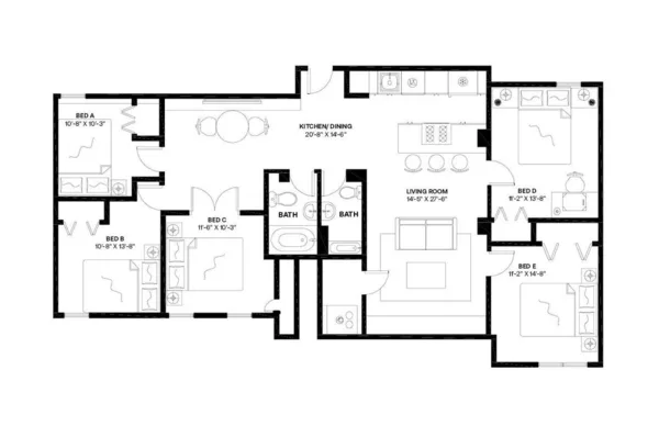 5 bedrooms apartment for rent in Dupont Circle - Washington Northwest, Washington DC