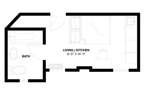 Studio Apartment for rent in Midtown West - Manhattan, New York