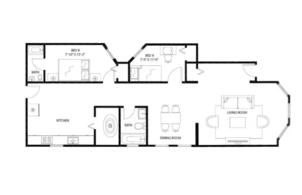 2 bedrooms apartment for rent in Lower West Side - West Side, Chicago