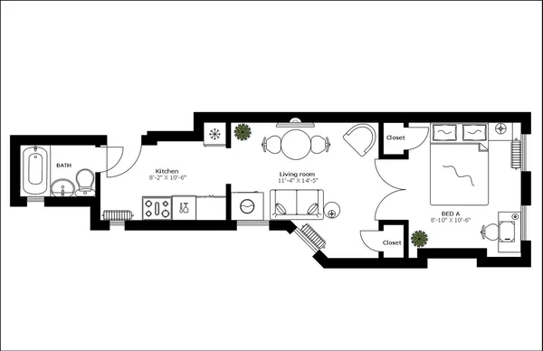 1 bedroom apartment for rent in Alphabet City - Manhattan, New York