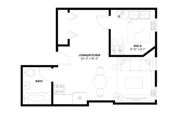 1 bedroom apartment for rent in Midtown - Manhattan, New York