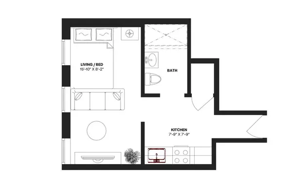 Studio Apartment for rent in Morningside Heights - Manhattan, New York
