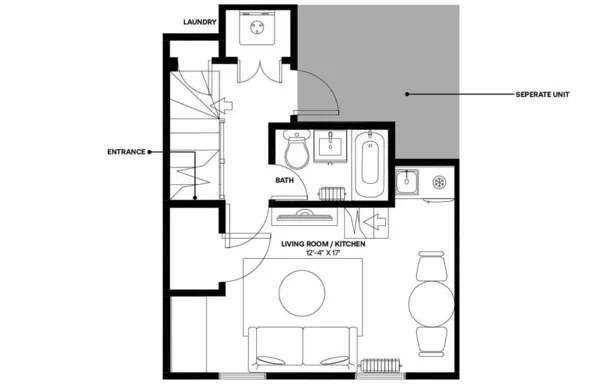 Studio Apartment for rent in Mount Pleasant - NW DC, Washington DC
