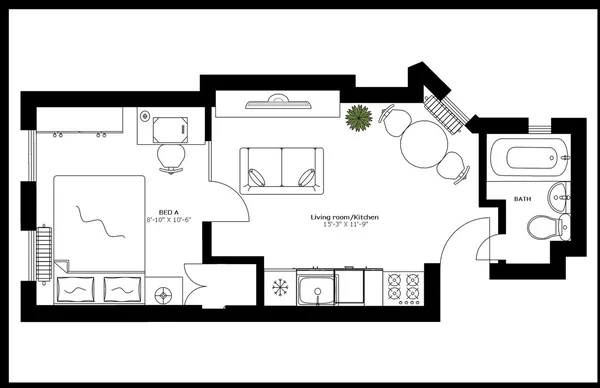 1 bedroom apartment for rent in Midtown West - Manhattan, New York