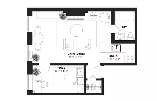 1 bedroom apartment for rent in Midtown West - Manhattan, New York