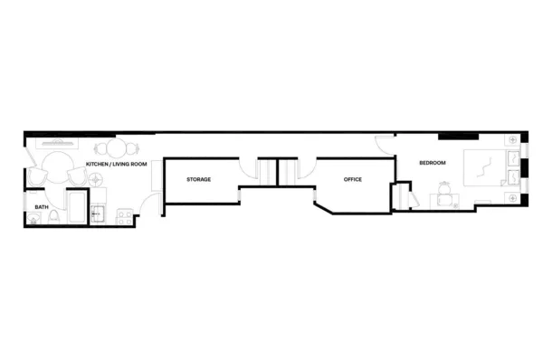 1 bedroom apartment for rent in Midtown West - Manhattan, New York