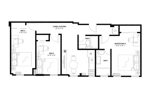 3 bedrooms apartment for rent in East Harlem - Manhattan, New York