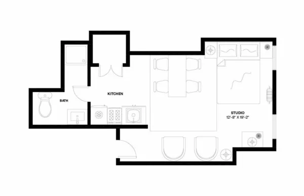 Studio Apartment for rent in East Village - Manhattan, New York