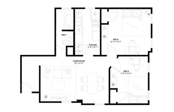 2 bedrooms apartment for rent in Harlem - Manhattan, New York