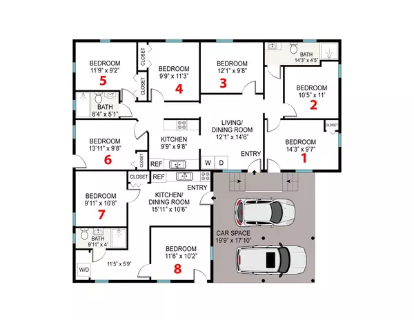 Coliving in Lackawanna - Westside, Jacksonville