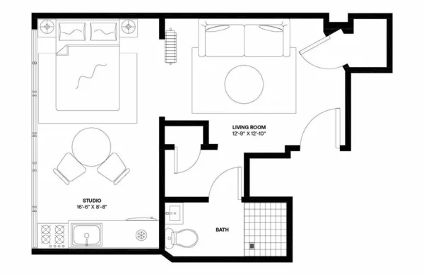Studio Apartment for rent in Mount Pleasant - NW DC, Washington DC