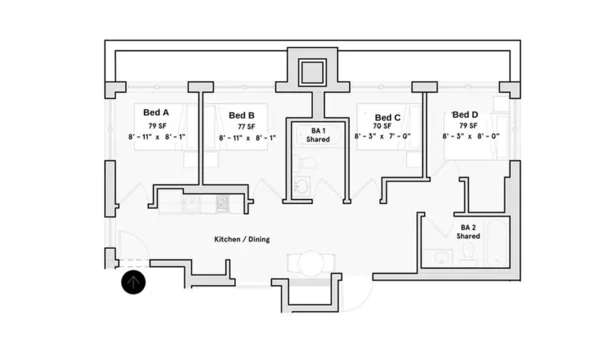 4 bedrooms apartment for rent in Dupont Circle - NW DC, Washington DC