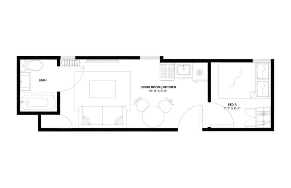 1 bedroom apartment for rent in Midtown West - Manhattan, New York