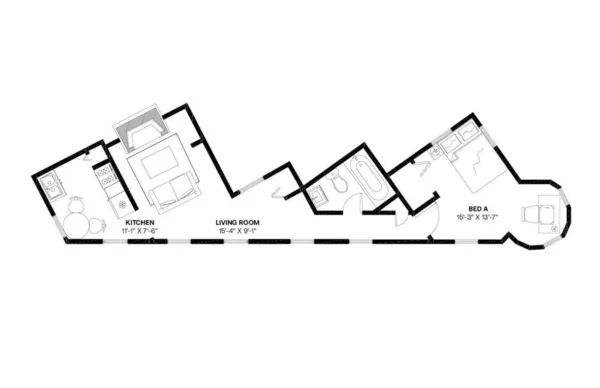 1 bedroom apartment for rent in Midtown Boston - Boston, Boston