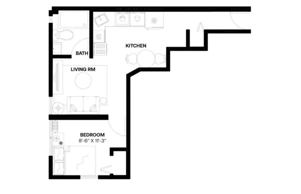 1 bedroom apartment for rent in East Village - Manhattan, New York