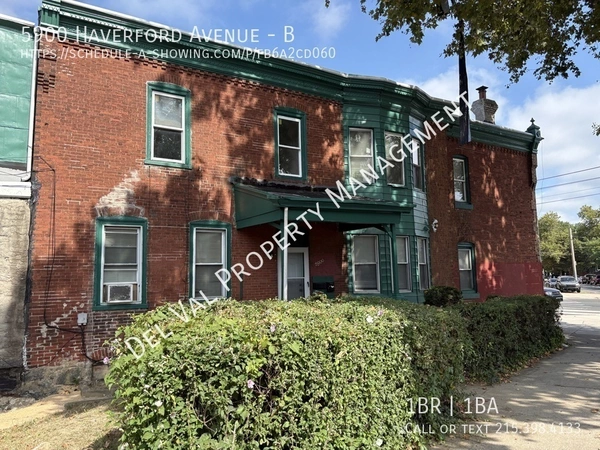 1 bedroom apartment for rent in Haddington - West Philadelphia, Philadelphia