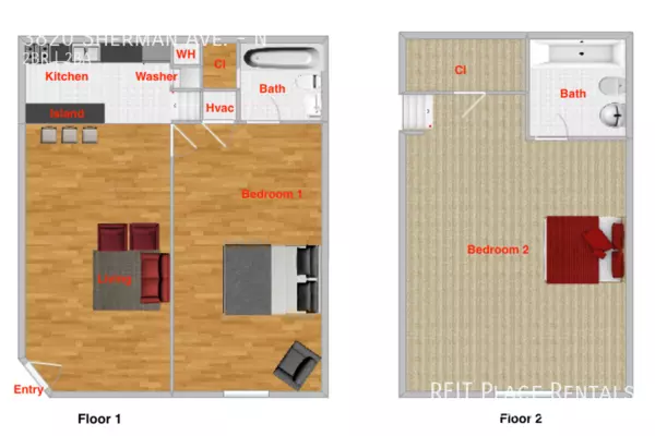 2 bedrooms apartment for rent in Fairmont - Central Raleigh, Raleigh