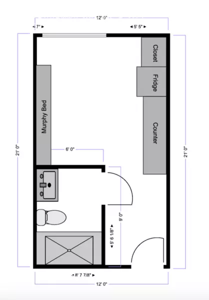 Studio Apartment for rent in University District - North Seattle, Seattle