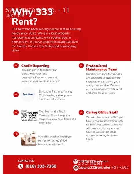 1 bedroom apartment for rent in Northeast Kansas City - KCMO, Kansas City