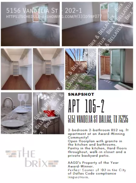 2 bedrooms apartment for rent in West Dallas - Sw Dallas, Dallas