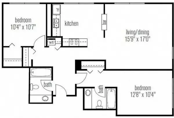 2 bedrooms apartment for rent in River North - Central, Chicago