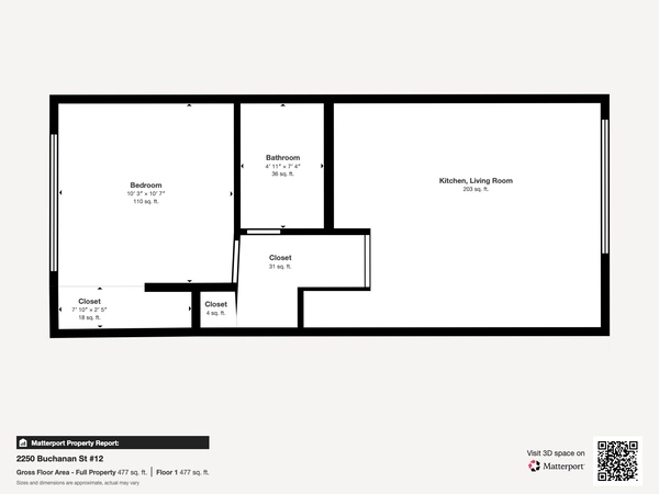1 bedroom apartment for rent in Presidio Heights - San Francisco, San Francisco