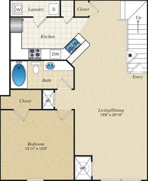 1 bedroom apartment for rent in North Lamar - North Austin, Austin