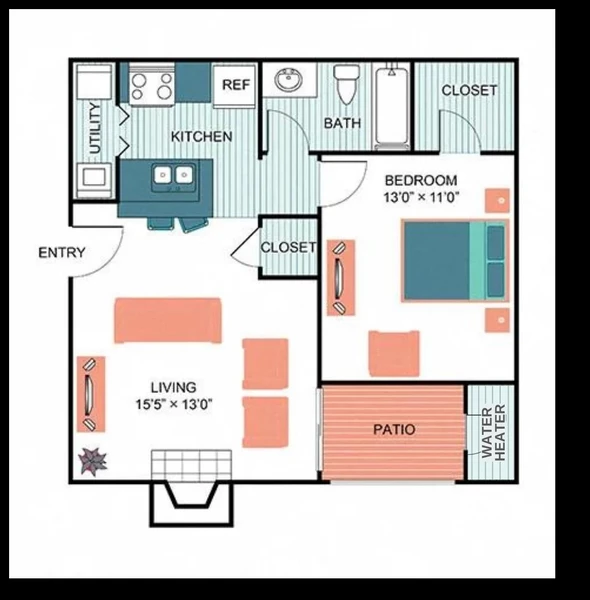 1 bedroom apartment for rent in University Hills - East Austin, Austin