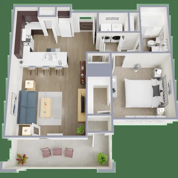 1 bedroom apartment for rent in Lazybrook / Timbergrove - Inner Loop, Houston