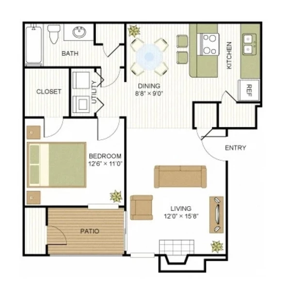 1 bedroom apartment for rent in Uptown Central - North SATX, San Antonio