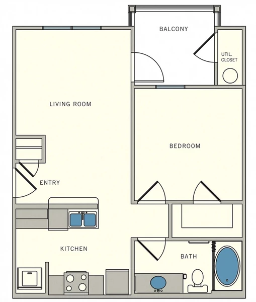 1 bedroom apartment for rent in Uptown Central - North SATX, San Antonio