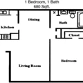 1 bedroom apartment for rent in Woodlake/ Briar Meadow - West Houston, Houston