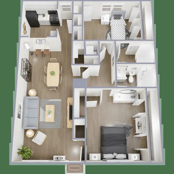 2 bedrooms apartment for rent in Woodlake/ Briar Meadow - West Houston, Houston