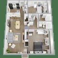 2 bedrooms apartment for rent in Woodlake/ Briar Meadow - West Houston, Houston