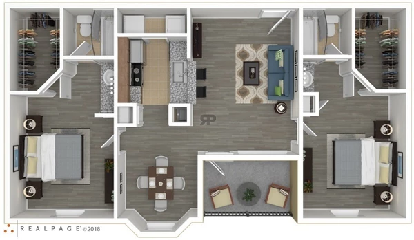2 bedrooms apartment for rent in Braeswood Place - Inner Loop, Houston