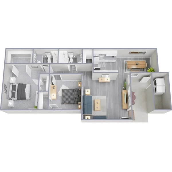 2 bedrooms apartment for rent in Spring - Ne Houston, Houston