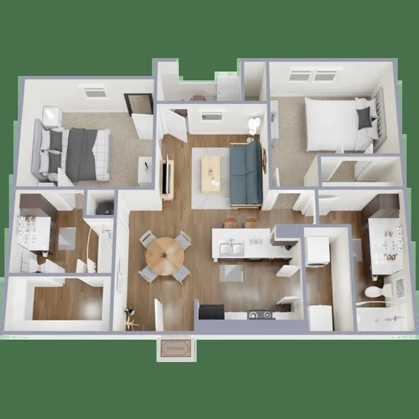 2 bedrooms apartment for rent in Gulfgate / Pine Valley - Inner Loop, Houston