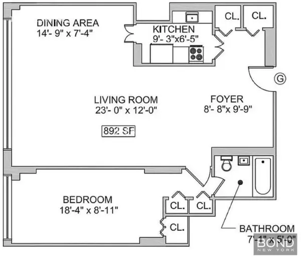 1 bedroom apartment for rent in Union Square - Manhattan, New York