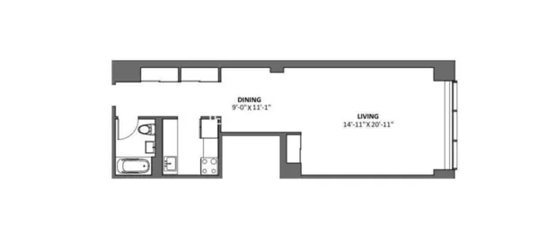 Studio Apartment for rent in Tribeca - Manhattan, New York