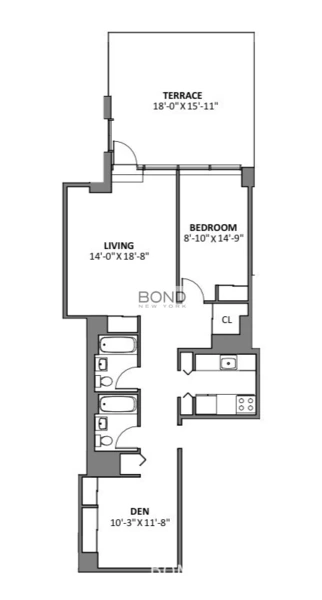 1 bedroom apartment for rent in Tribeca - Manhattan, New York